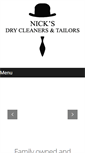 Mobile Screenshot of nickscleaners.com